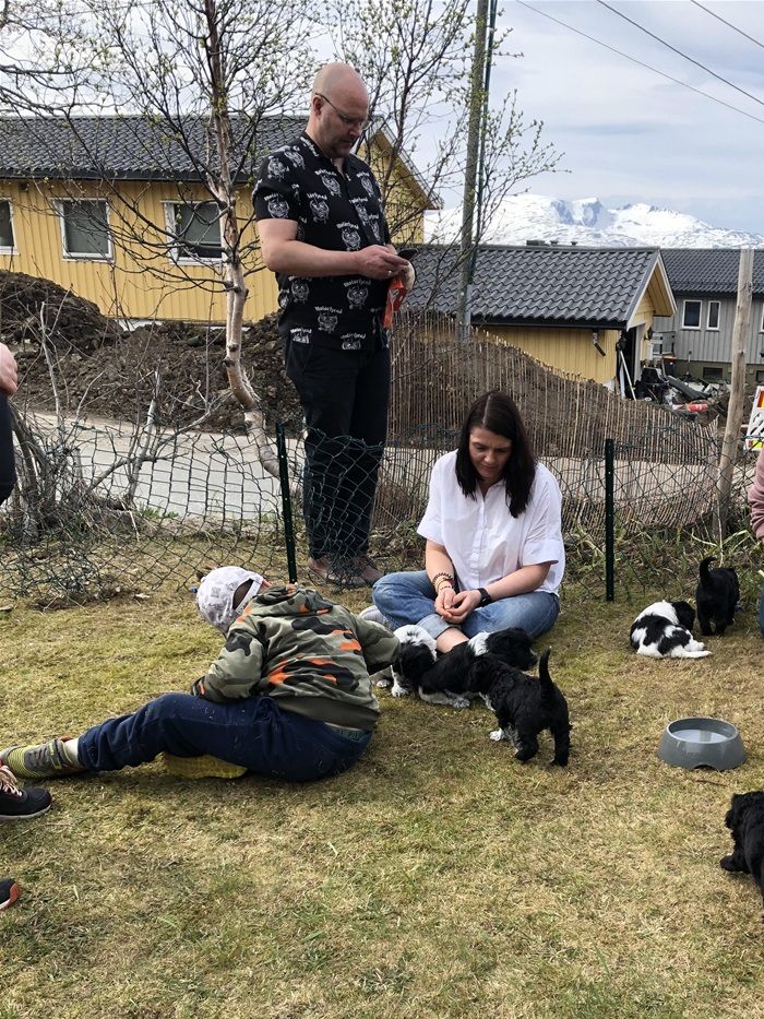 Robin, Yvonne, Linus og vår Liam